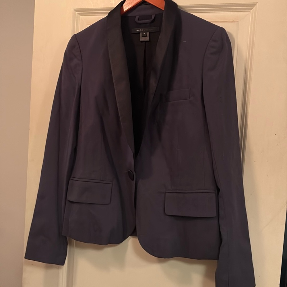Marc Jacob’s navy/grey wool balzer